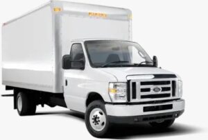 Ford E-Series Cutaway Box Truck – Commercial Cargo Delivery Vehicle